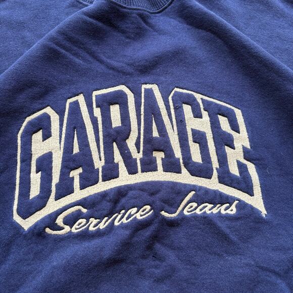 Cool Vintage 90s Garage Denim Jean Company Sweatshirt - Picture 3 of 7